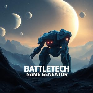 Battletech Name Generator