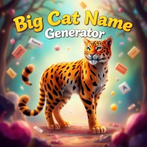 Big Cat Name Generator