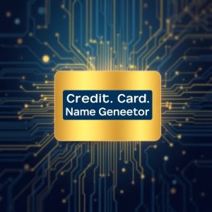 Credit Card Name Generator