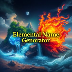 Elemental Name Generator