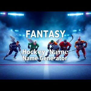 Fantasy Hockey Name Generator