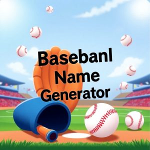 Random Baseball Name Generator