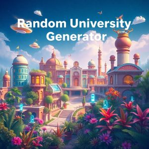 Random University Generator