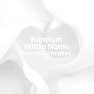 Random White Name Generator