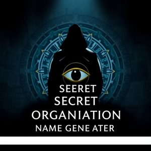 Secret Organization Name Generator