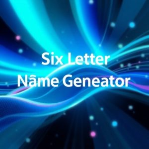 Six Letter Name Generator